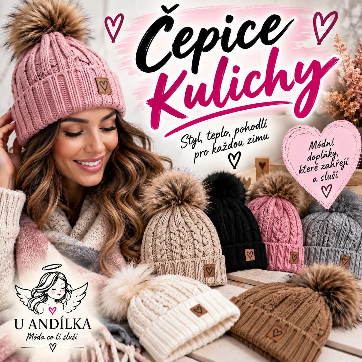 Obrázek pro kategorii Čepice - Kulichy 
